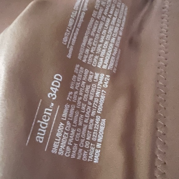 Auden Tan Seamless Bra Intimates - Picture 4 of 4